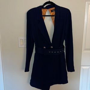 AKIRA Blue Blazer Dress